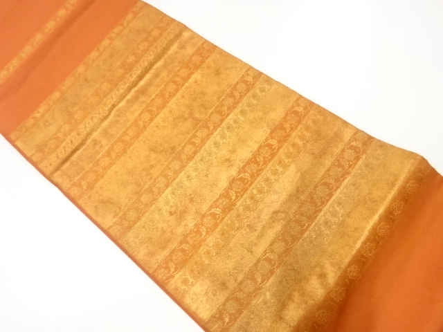 JAPANESE FUKURO OBI / WOVEN FLORAL SARASA